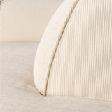 Sofa Fat Freddy Rib Right Natural