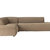 Sofa Fat Freddy Rib Left Caramel