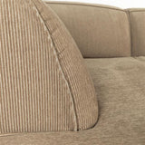 Sofa Fat Freddy Rib Left Caramel