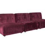Sofa Giada 3-Seater Plum