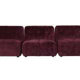 Sofa Giada 3-Seater Plum