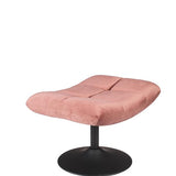 Hocker Bar Velvet Old Pink