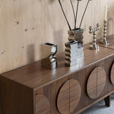 Sideboard Groove 3 Doors Walnut