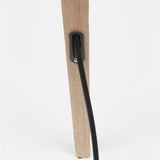 Floor Lamp Tripod Wood Black