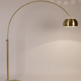 Floor Lamp Metal Bow Brass