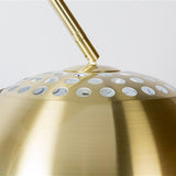 Floor Lamp Metal Bow Brass