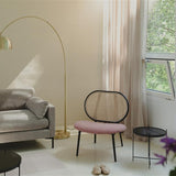 Floor Lamp Metal Bow Brass