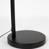 Floor Lamp Metal Bow Black