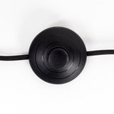 Floor Lamp Metal Bow Black