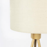 Floor Lamp Fan Bamboo