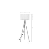 Floor Lamp Fan Bamboo