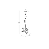 Pendant Lamp Hawk Black Triple