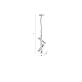 Pendant Lamp Hawk Black Tall