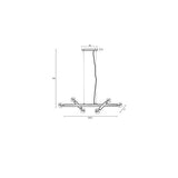 Pendant Lamp Hawk Black Wide