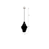 Pendant Lamp Luca M Black