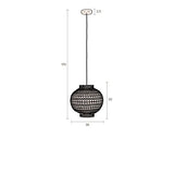 Pendant Lamp Ming Round 35
