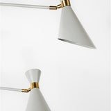 Wall Lamp Double Shady Grey