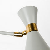 Wall Lamp Double Shady Grey