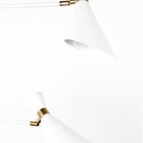 Wall Lamp Double Shady White