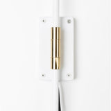 Wall Lamp Double Shady White
