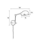 Wall Lamp Maarten Black