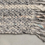 Carpet Frills 170x240 Grey/Blue