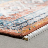 Carpet Mahal Blue/Brick 200x300