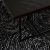 Carpet Dots 200x300 Pure Black