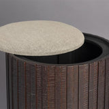 Storage Pouf Bay High