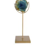 Candle Holder Gem Blue