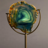 Candle Holder Gem Blue