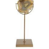 Candle Holder Gem Yellow