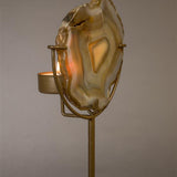 Candle Holder Gem Yellow