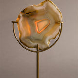 Candle Holder Gem Yellow