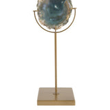 Candle Holder Gem Green