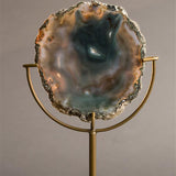 Candle Holder Gem Green