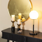 Candle Holder Glam Black M