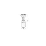 Candle Holder Glam Black M