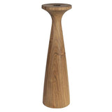Candle Holder Flames L Brown