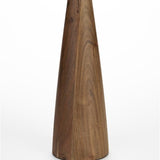 Candle Holder Flames L Brown