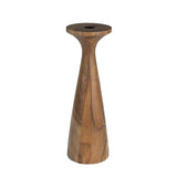 Candle Holder Flames M Brown