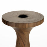 Candle Holder Flames S Brown