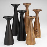 Candle Holder Flames L Black