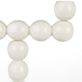 Candle Holder Bubbles Two Shiny Beige