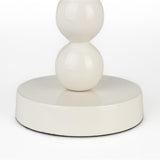 Candle Holder Bubbles Two Shiny Beige