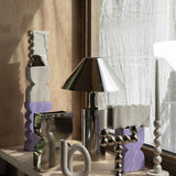 Candle Holder Bubbles One Shiny Beige