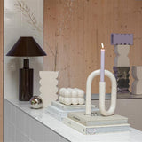 Candle Holder Bubbles One Shiny Lilac