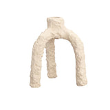 Candle Holder Cruz L Beige