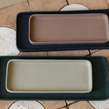 Tray Rebel Set Of 2 Green Ivory