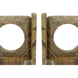 Book End Satpura Brown Marble (Set of 2)